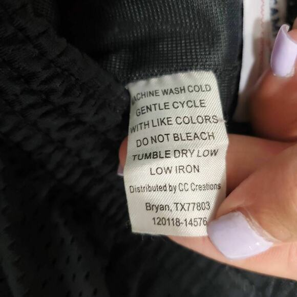 Camp Ozark Boy Medium Activewear Basketball Short Black Drawstring Elastic Waist - Picture 12 of 12